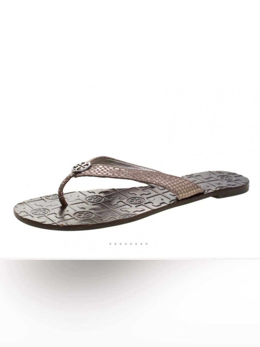TORY BURCH THORA logo thong sandals